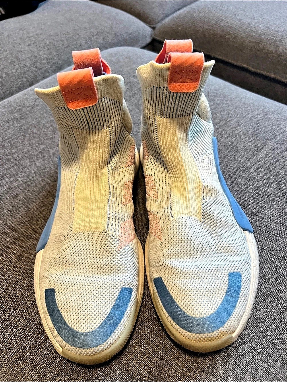 Adidas N3XT L3V3L  Mens 7.5  Athletic Basketball Shoes Pastel Cream White Sneake